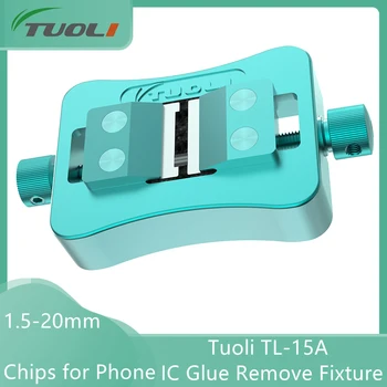  Tuoli TL-15A IC Клей для снятия крепления Телефона, Универсальные 1,5-20 мм чипы, Держатель для ремонта двойных подшипников, Платформа для пайки